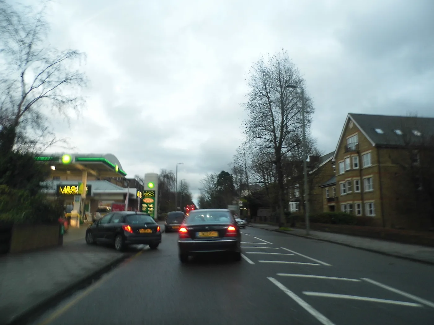 Traffic on Widmore Road in Bromley, part of one of the borough's two Air Quality Focus Areas