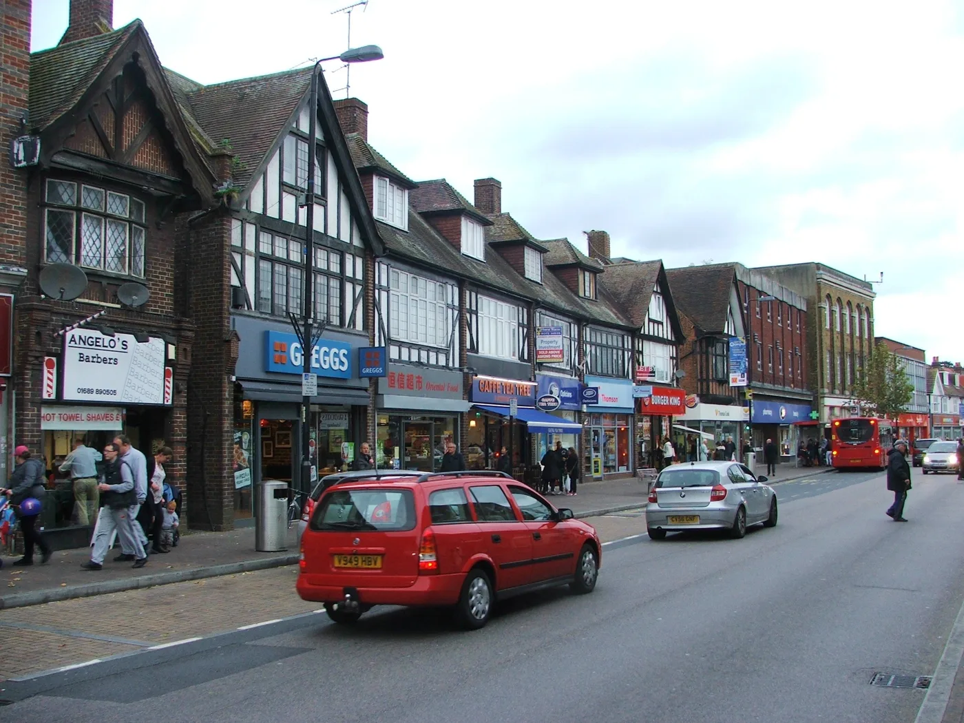 Shops on Orpington High Street, pictured in 2015