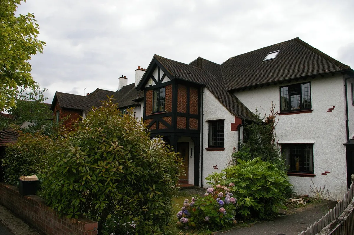 Suburban houses on Park Avenue, Plaistow, Bromley