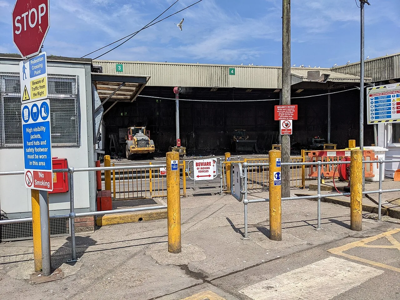 The Waldo Road depot in Bromley, where the borough's Reuse and Recycling Centre sits alongside the waste transfer station