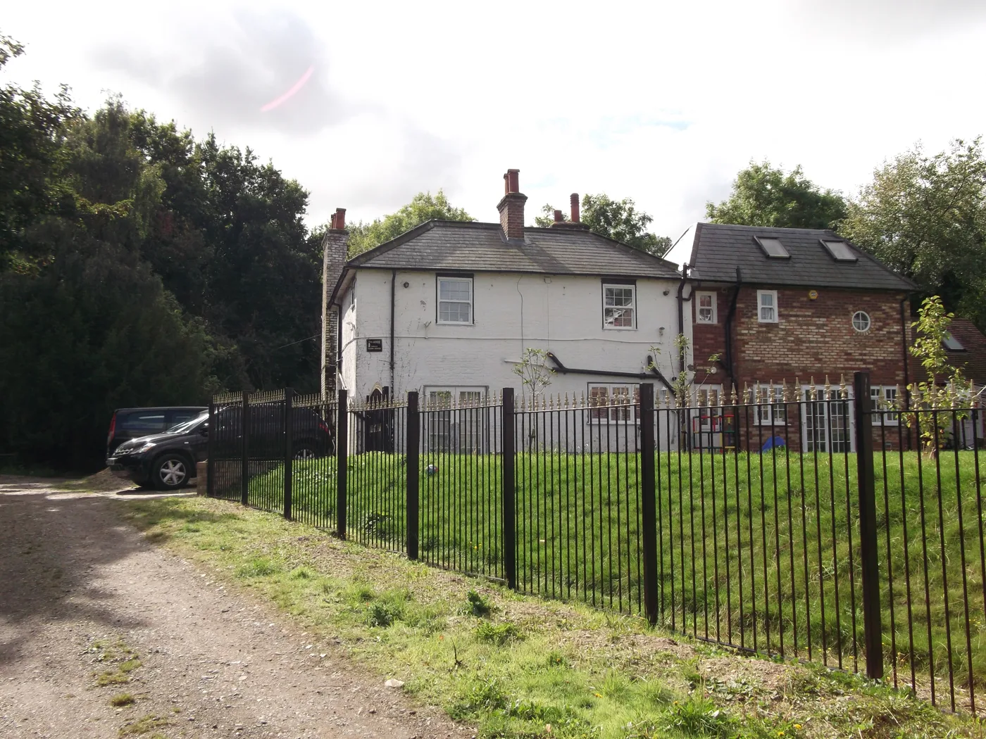 Halls Farm House on Milk Street, Bromley, the home of The Lighthouse Nursery, photographed in 2011